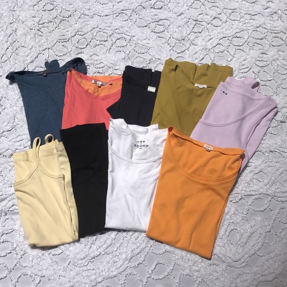Vince Tops - J. Crew Vince and Anthropologie basic tops tanks